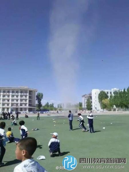 甘肅一小學開運動會遭龍卷風突襲，一學
